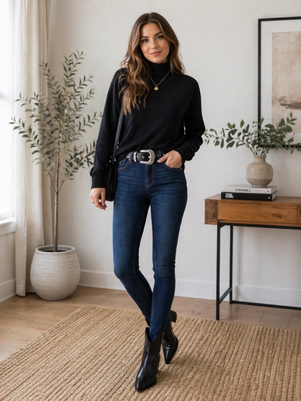 Zara Mid Rise Skinny Jeans Medium Wash Blue NWT Size 4